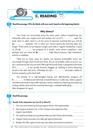 bộ big 4 - bộ đề tự kiểm tra 4 kỹ năng nghe - nói - đọc - viết (cơ bản và nâng cao) tiếng anh lớp 9 - tập 2 - Ảnh 8