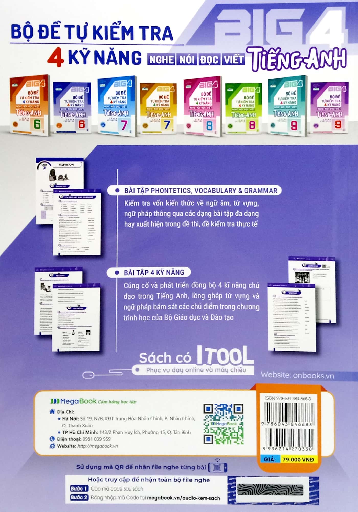 bộ big 4 - bộ đề tự kiểm tra 4 kỹ năng nghe - nói - đọc - viết tiếng anh 6 - tập 2 (cơ bản và nâng cao) - Ảnh 6