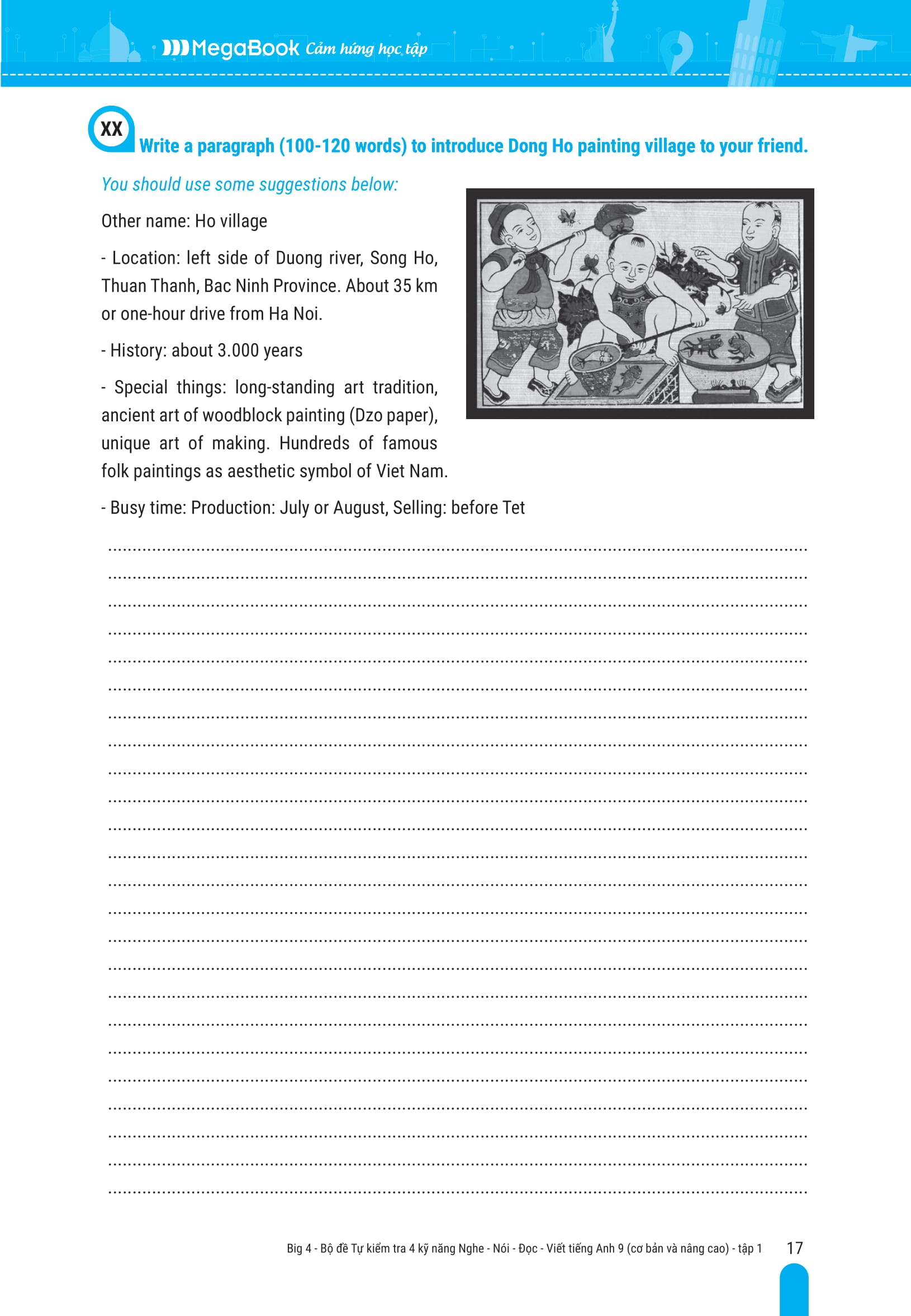 Bo
Big 4 - Bo De Tu Kiem Tra 4 Ky Nang Nghe-Noi-Doc-Viet Tieng Anh Co Ban Va Nang Cao 9 - Tap 1 - Ảnh 14