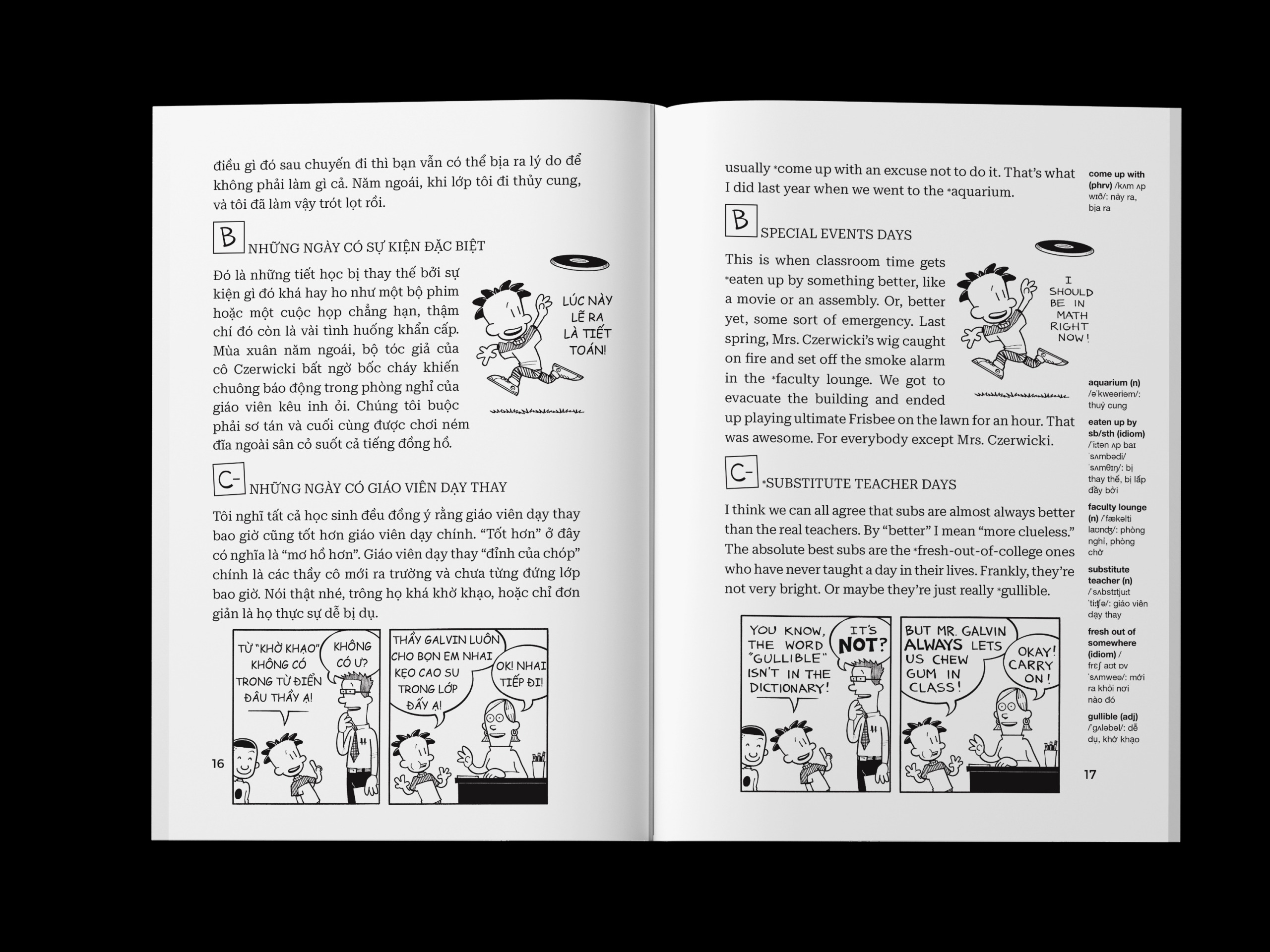 bộ big nate - tập 1 - thánh nhọ - song ngữ việt-anh - Ảnh 4