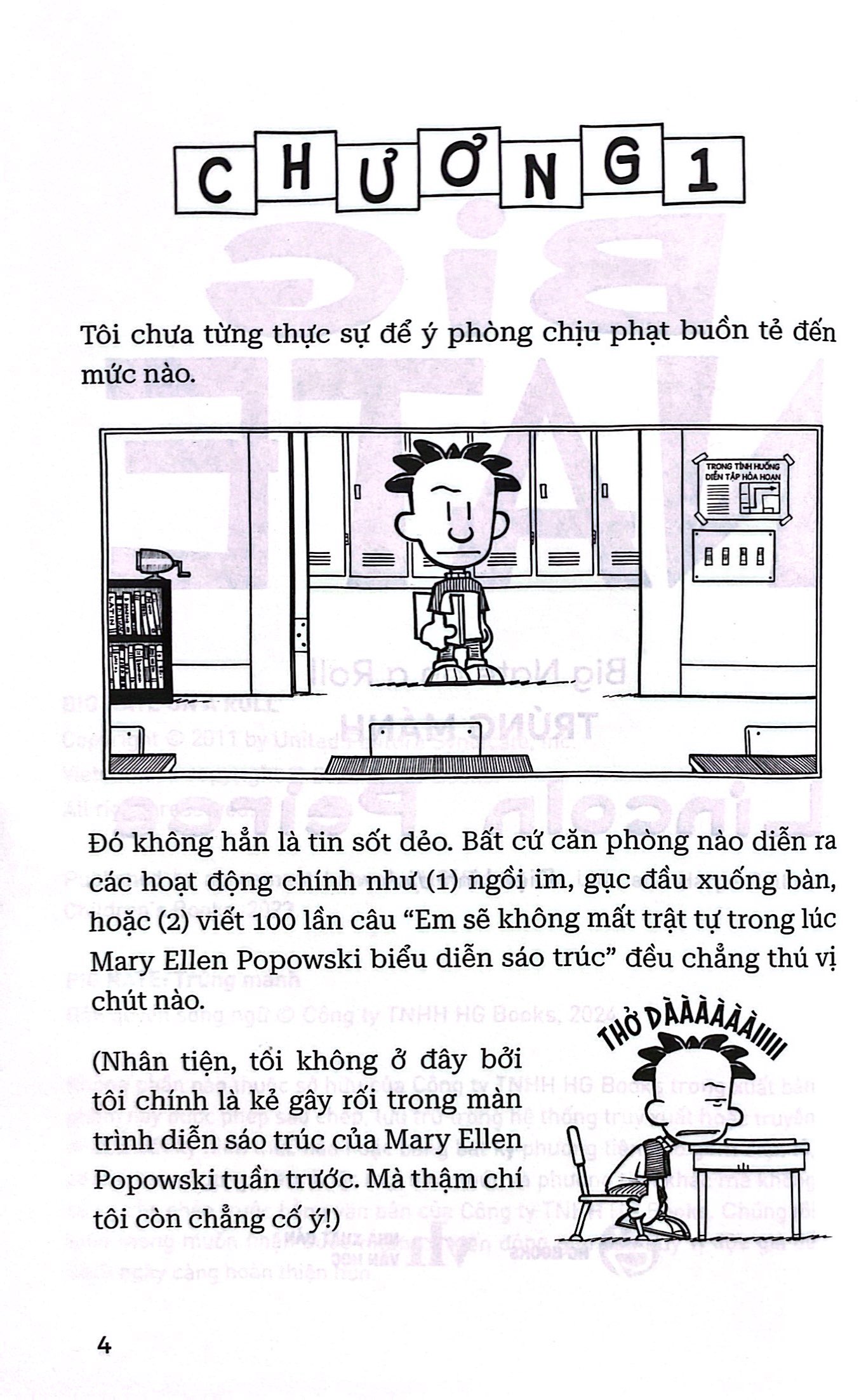 bộ big nate - tập 3 - trúng mánh - song ngữ việt-anh - Ảnh 3