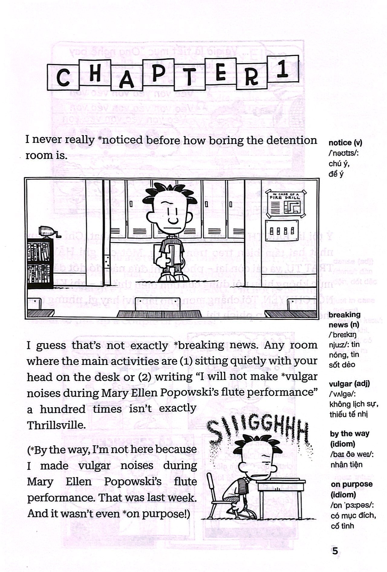 bộ big nate - tập 3 - trúng mánh - song ngữ việt-anh - Ảnh 4