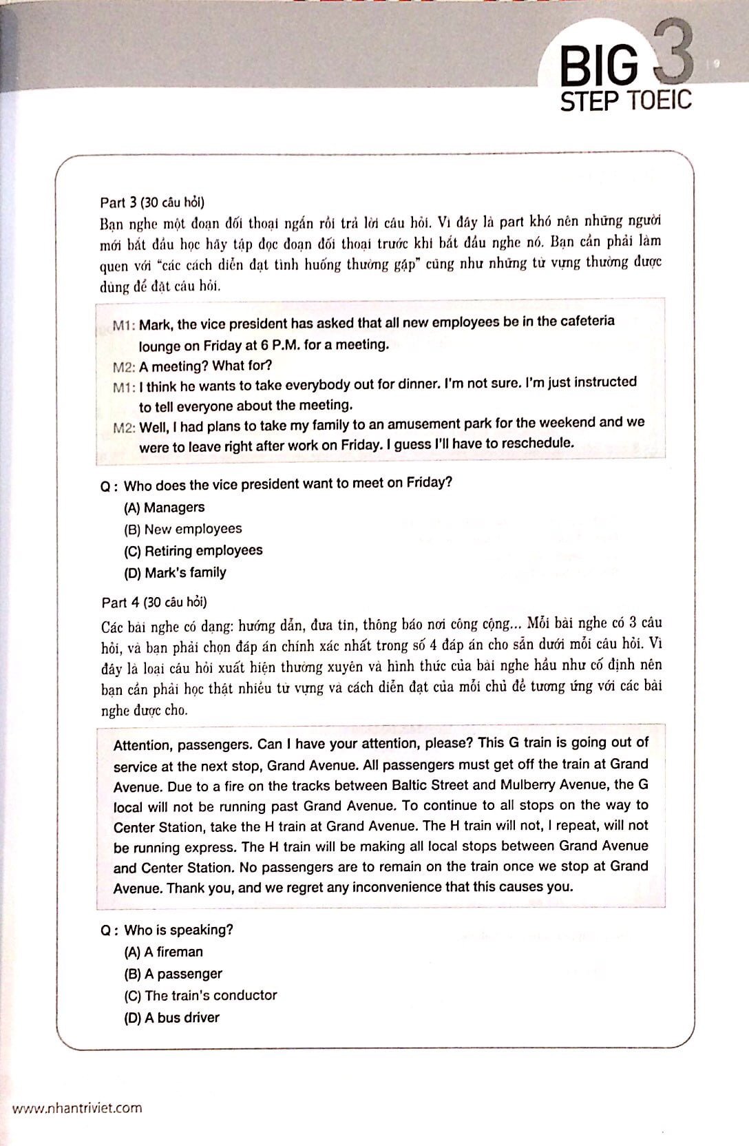 bộ big step toeic 3 (lc+rc) - Ảnh 7