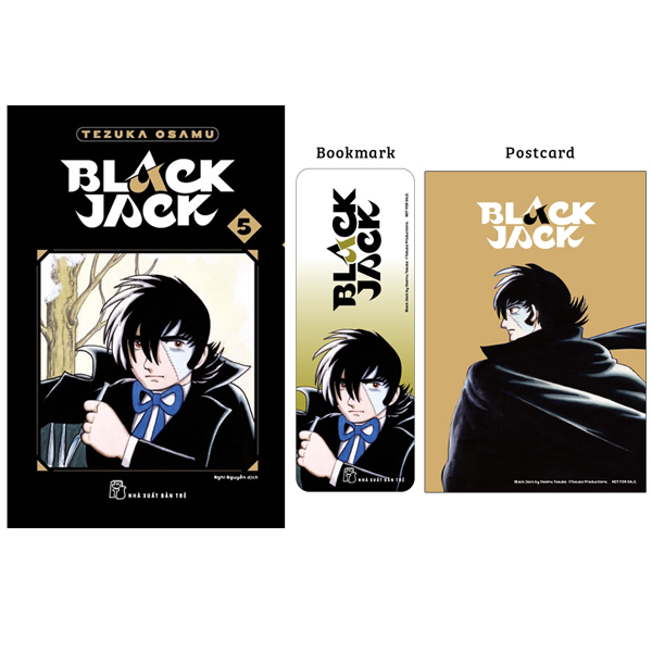 bộ black jack - tập 5 - tặng kèm bookmark giấy + postcard