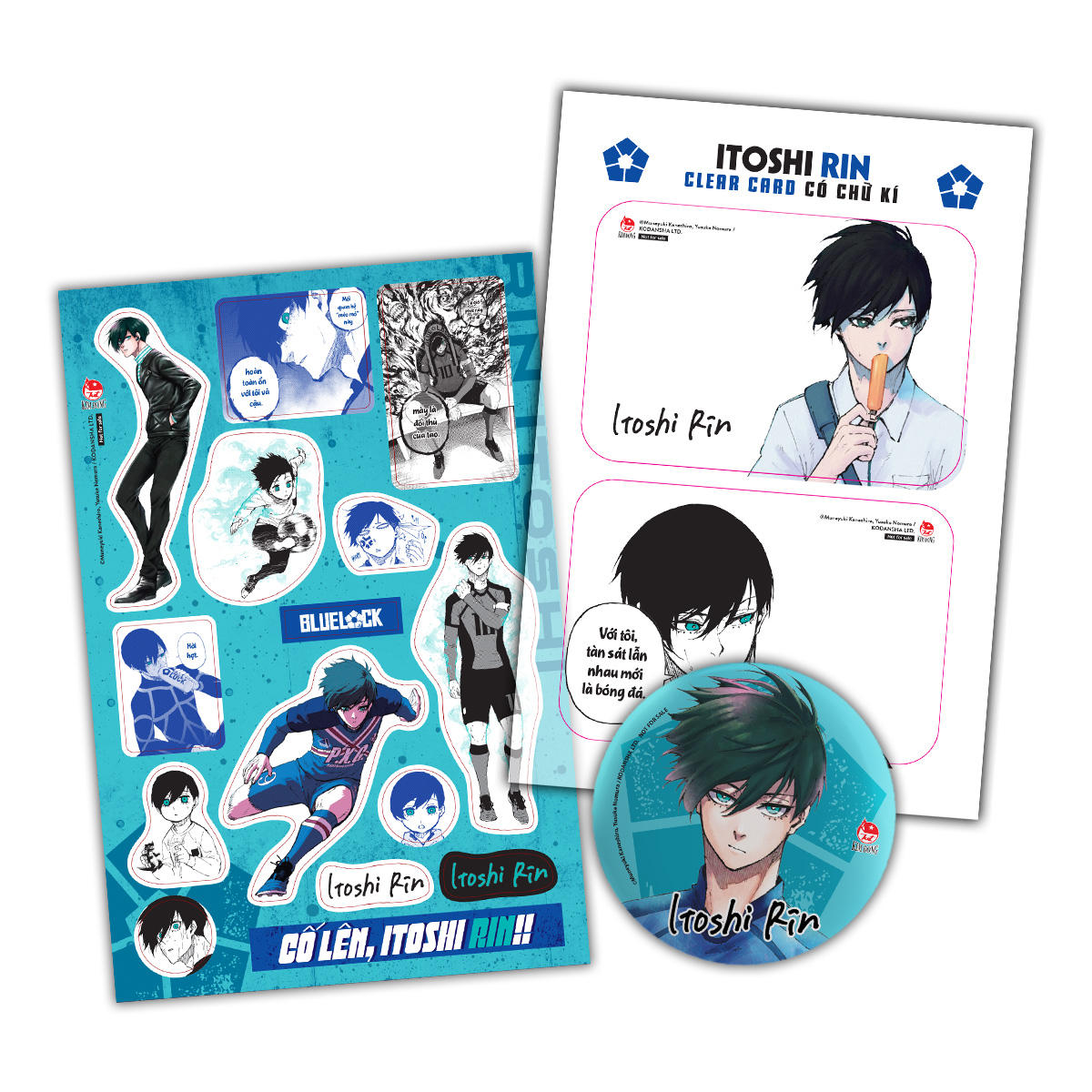 Bộ BlueLock - Tập 28 - Bản Đặc Biệt - Tặng Kèm Hộp Quà 6 Món Với Chữ Kí Nhân Vật (Set Huy Hiệu + Set Sticker + Set Clear Card) - Ảnh 5