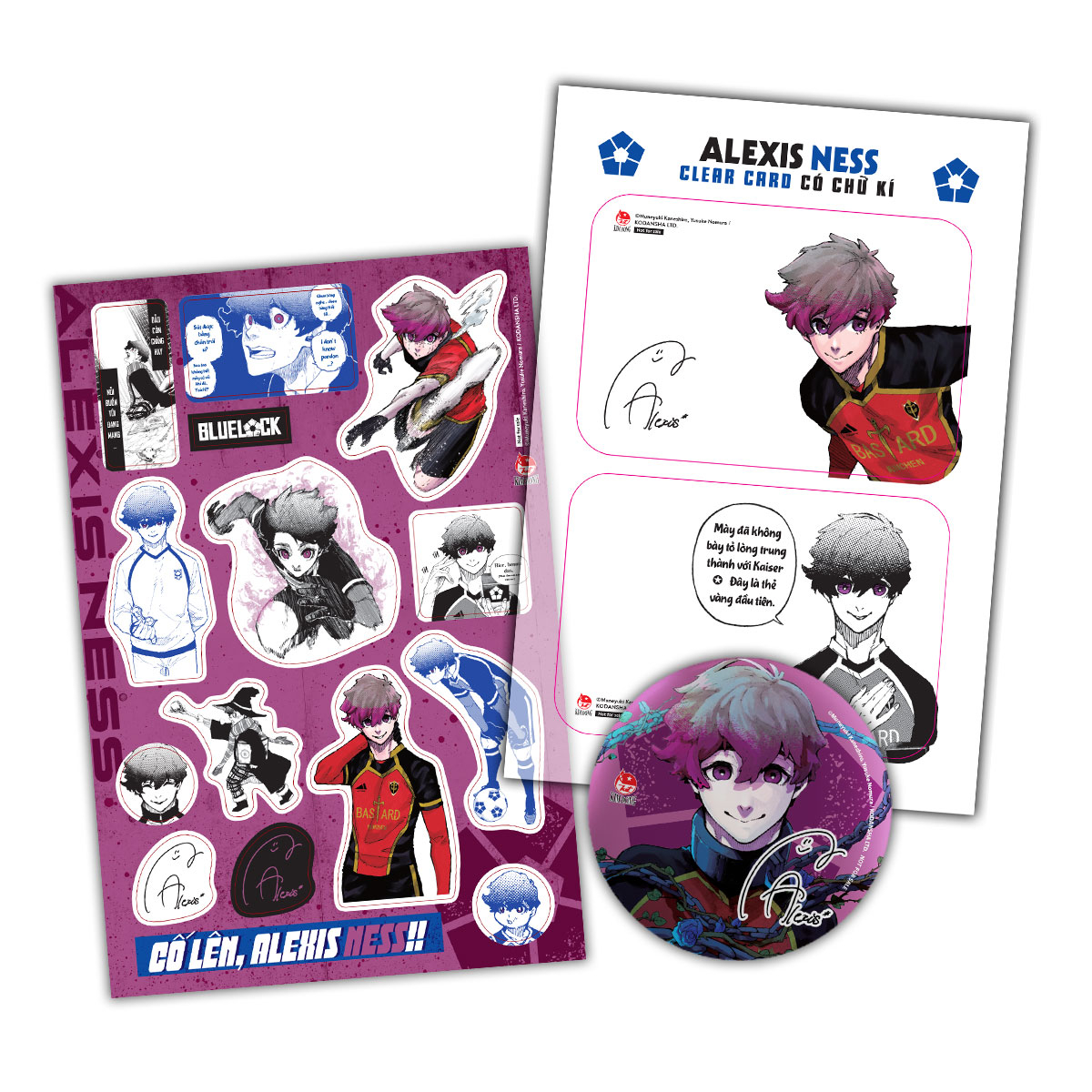 Bộ BlueLock - Tập 29 - Bản Đặc Biệt - Tặng Kèm Hộp Quà 6 Món Với Chữ Kí Nhân Vật (Set Huy Hiệu + Set Sticker + Set Clear Card) - Ảnh 6