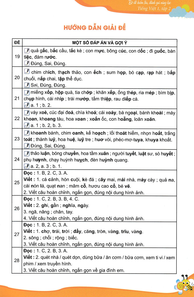 bộ bộ đề kiểm tra, đánh giá năng lực tiếng việt 1/2 - Ảnh 9