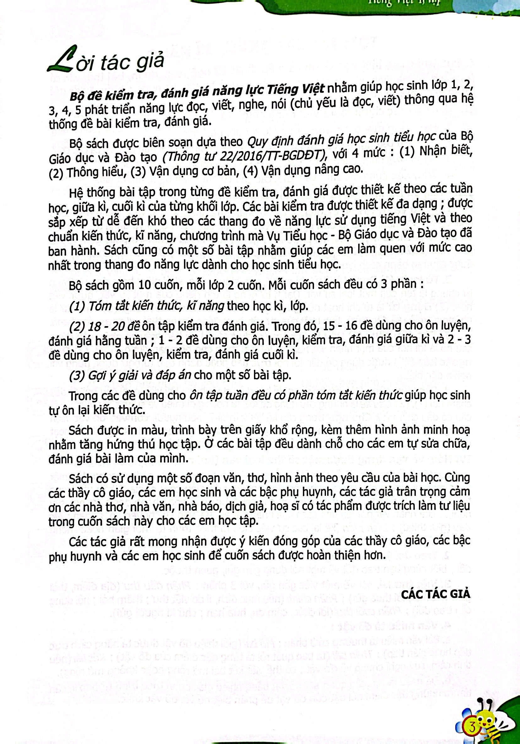 bộ bộ đề kiểm tra, đánh giá năng lực tiếng việt 4 - tập 1 - Ảnh 3