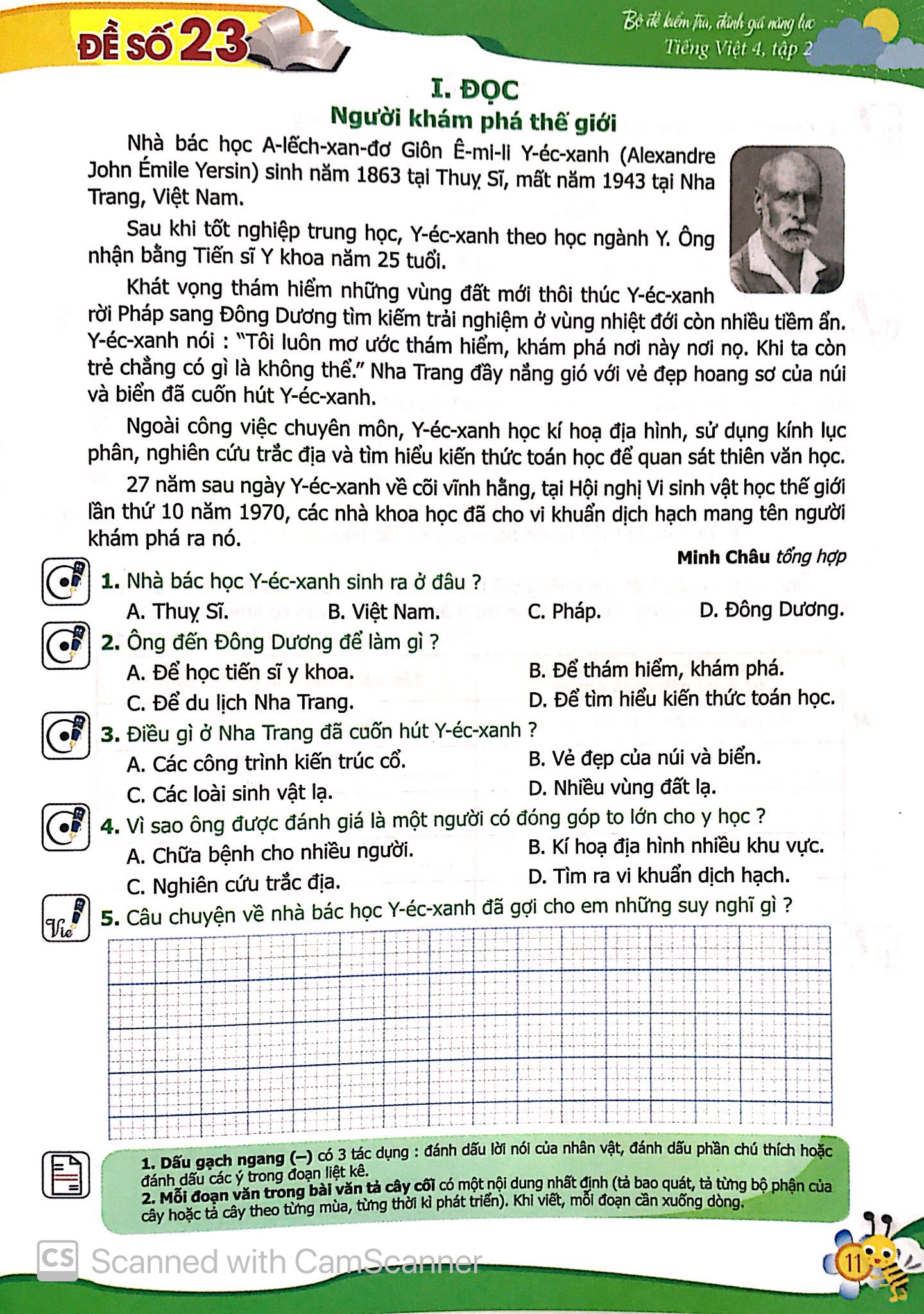bộ bộ đề kiểm tra, đánh giá năng lực tiếng việt 4 - tập 2 - Ảnh 10