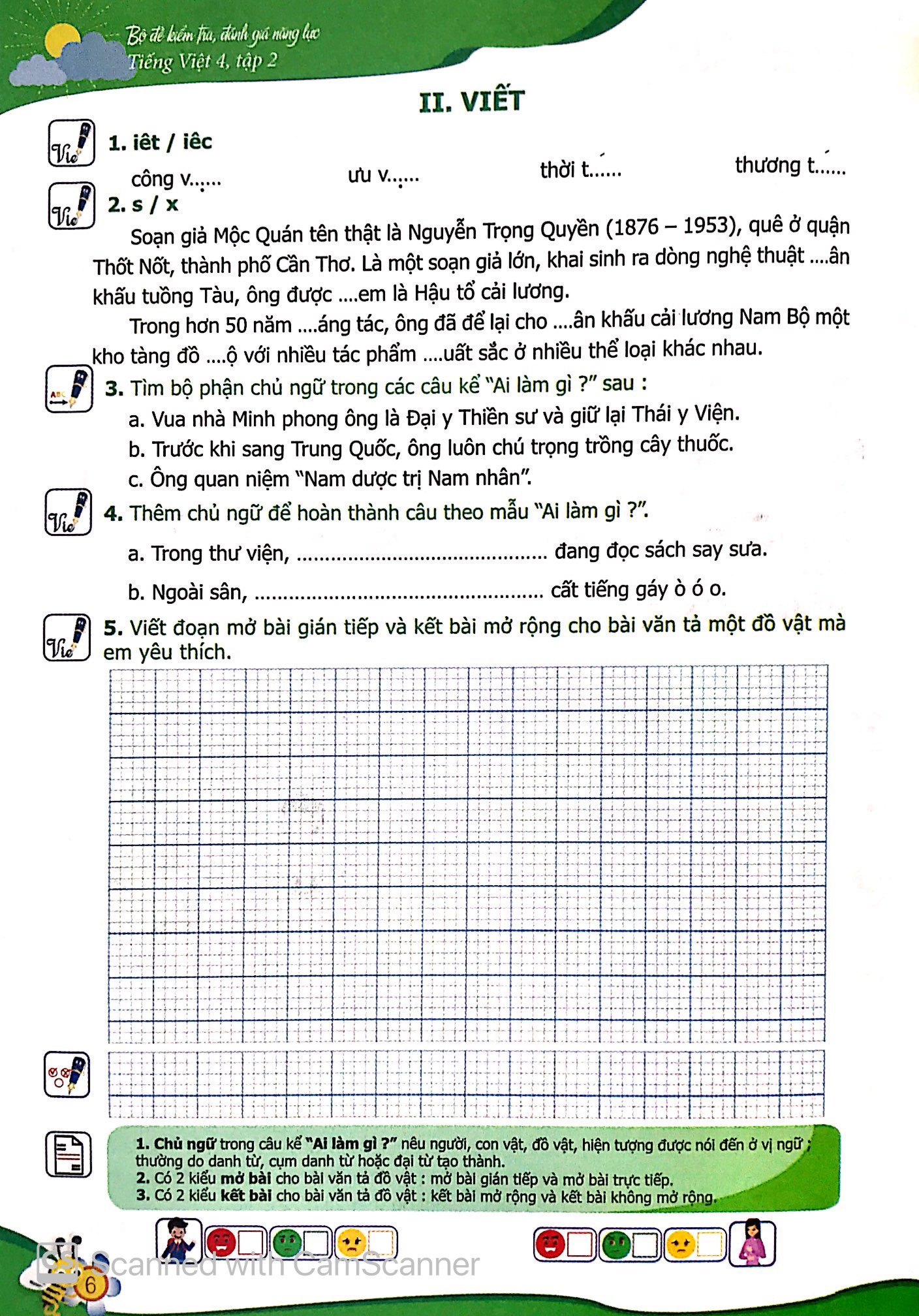 bộ bộ đề kiểm tra, đánh giá năng lực tiếng việt 4 - tập 2 - Ảnh 5