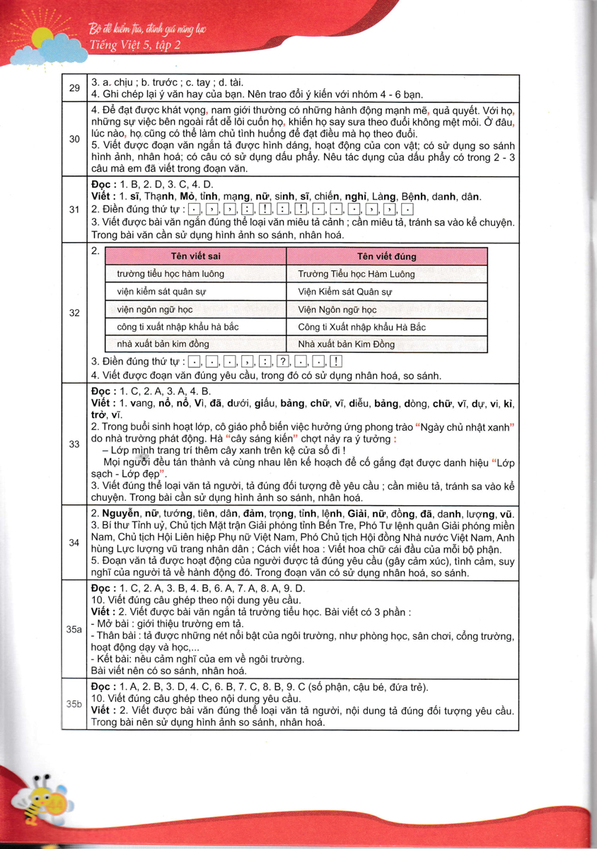 bộ bộ đề kiểm tra, đánh giá năng lực tiếng việt 5/2 - Ảnh 16