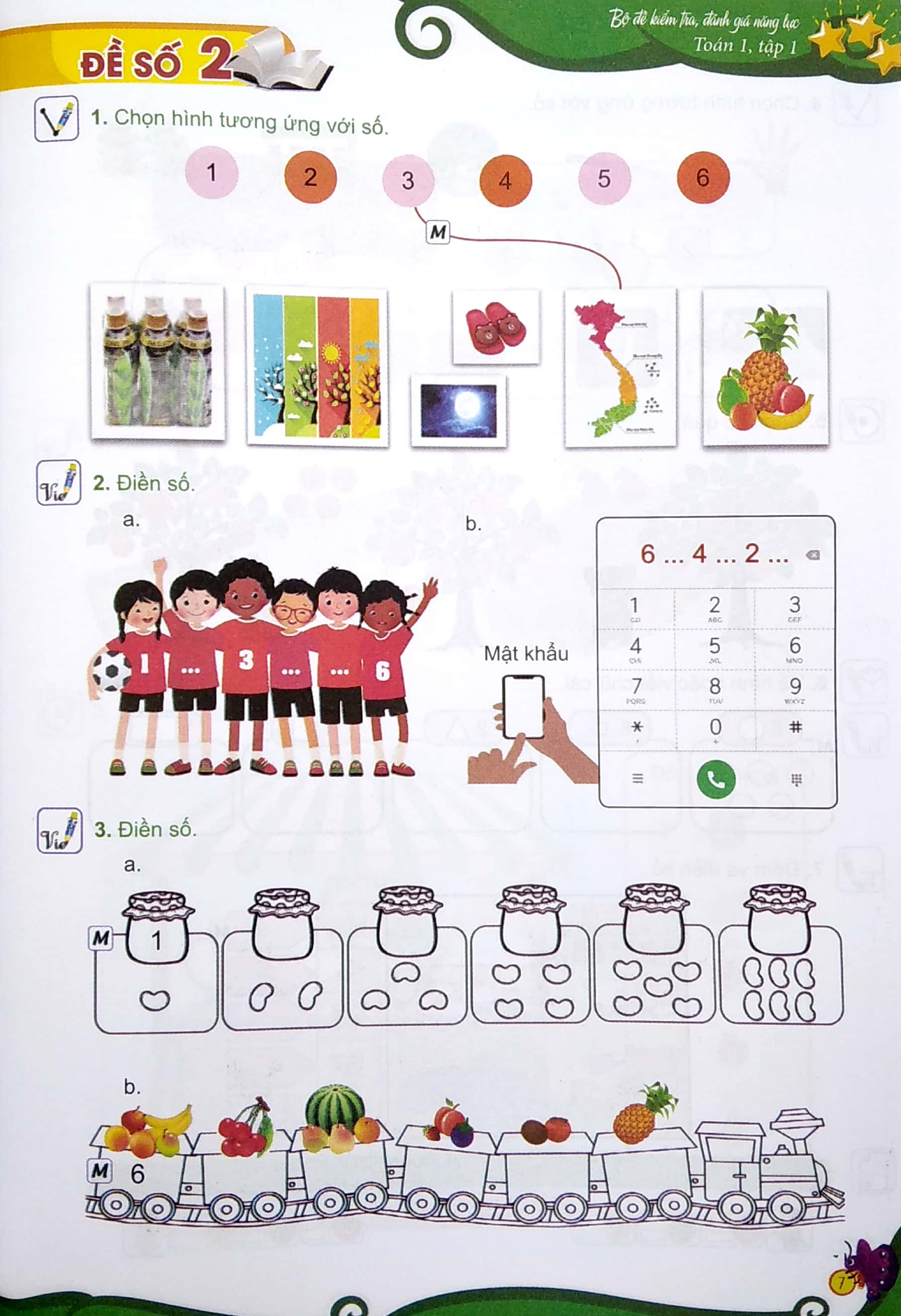 bộ bộ đề kiểm tra, đánh giá năng lực toán 1 - tập 1 (tái bản 2020) - Ảnh 5