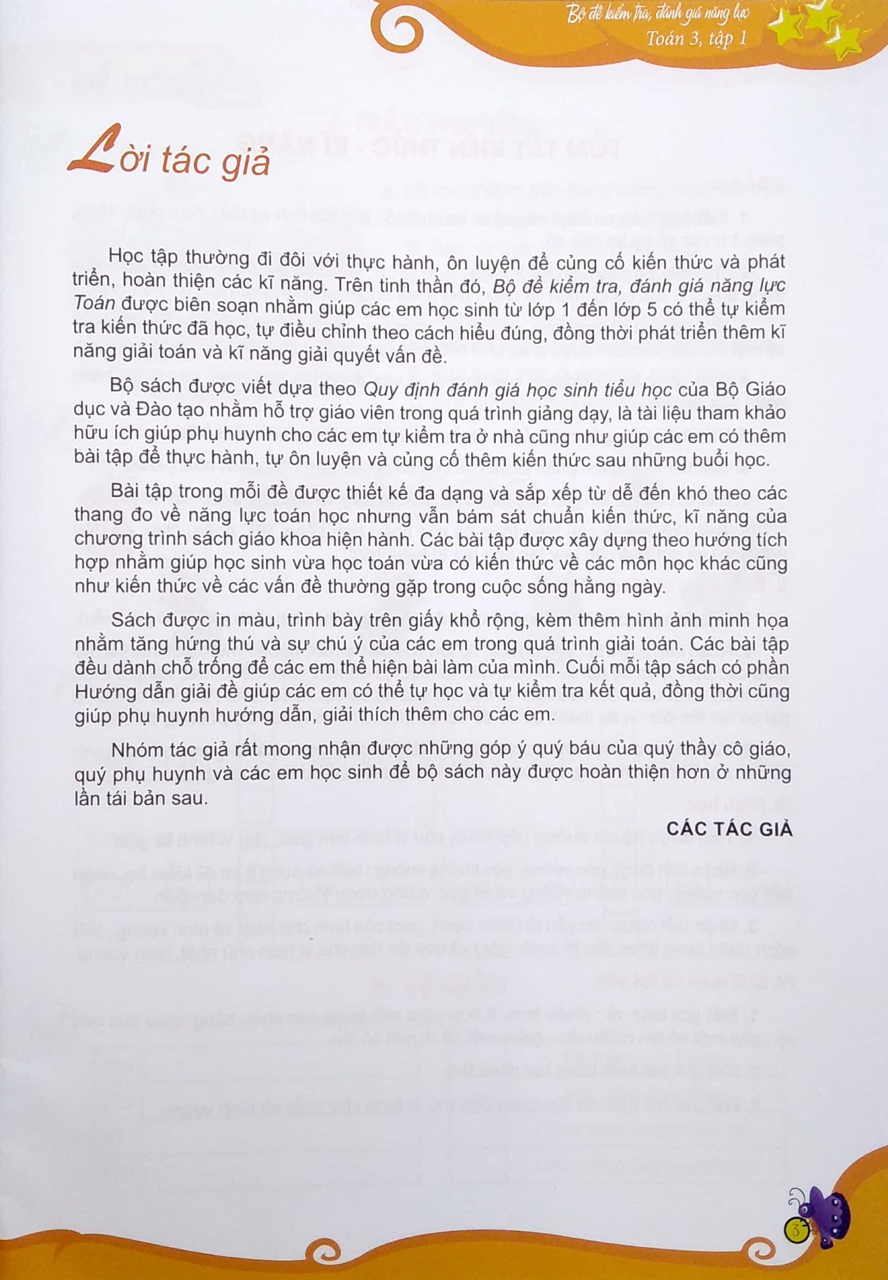 bộ bộ đề kiểm tra, đánh giá năng lực toán 3 - tập 1 (tái bản 2020) - Ảnh 3