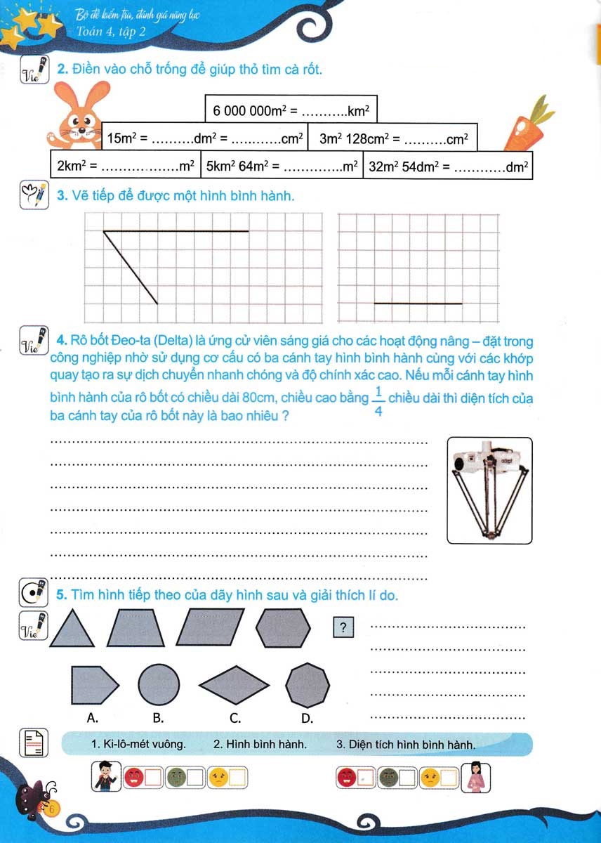 bộ bộ đề kiểm tra, đánh giá năng lực toán 4 - tập 2 - Ảnh 5