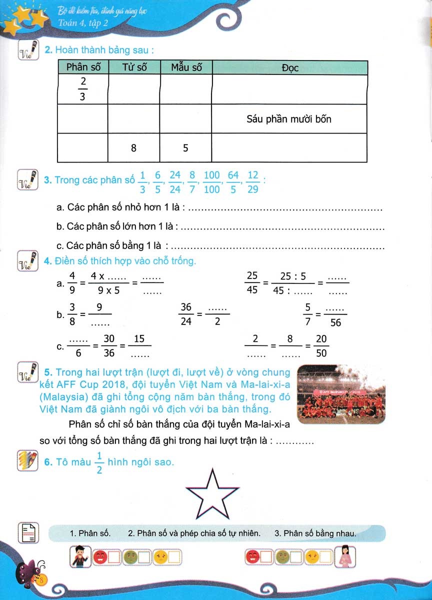 bộ bộ đề kiểm tra, đánh giá năng lực toán 4 - tập 2 - Ảnh 7