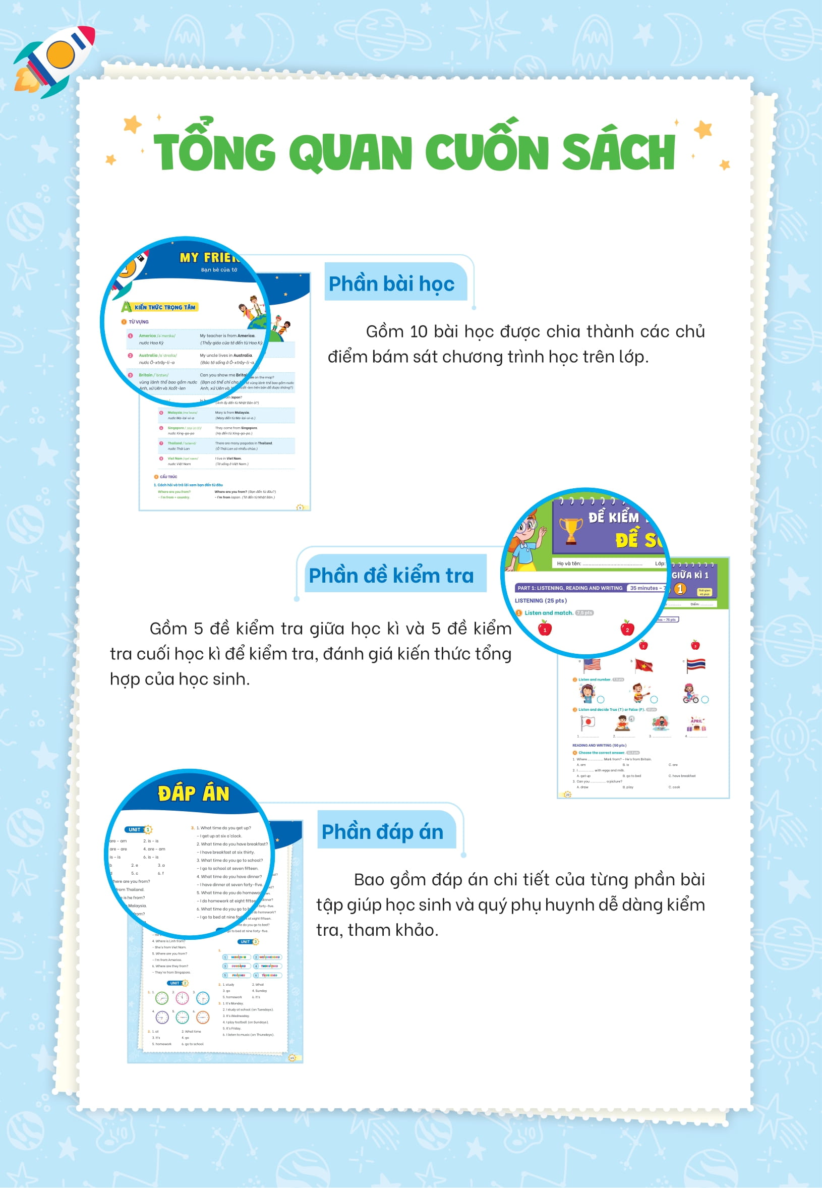 Bộ Bộ Đề Kiểm Tra Định Kỳ Tiếng Anh Lớp 4 - Tập 1 - Ảnh 10