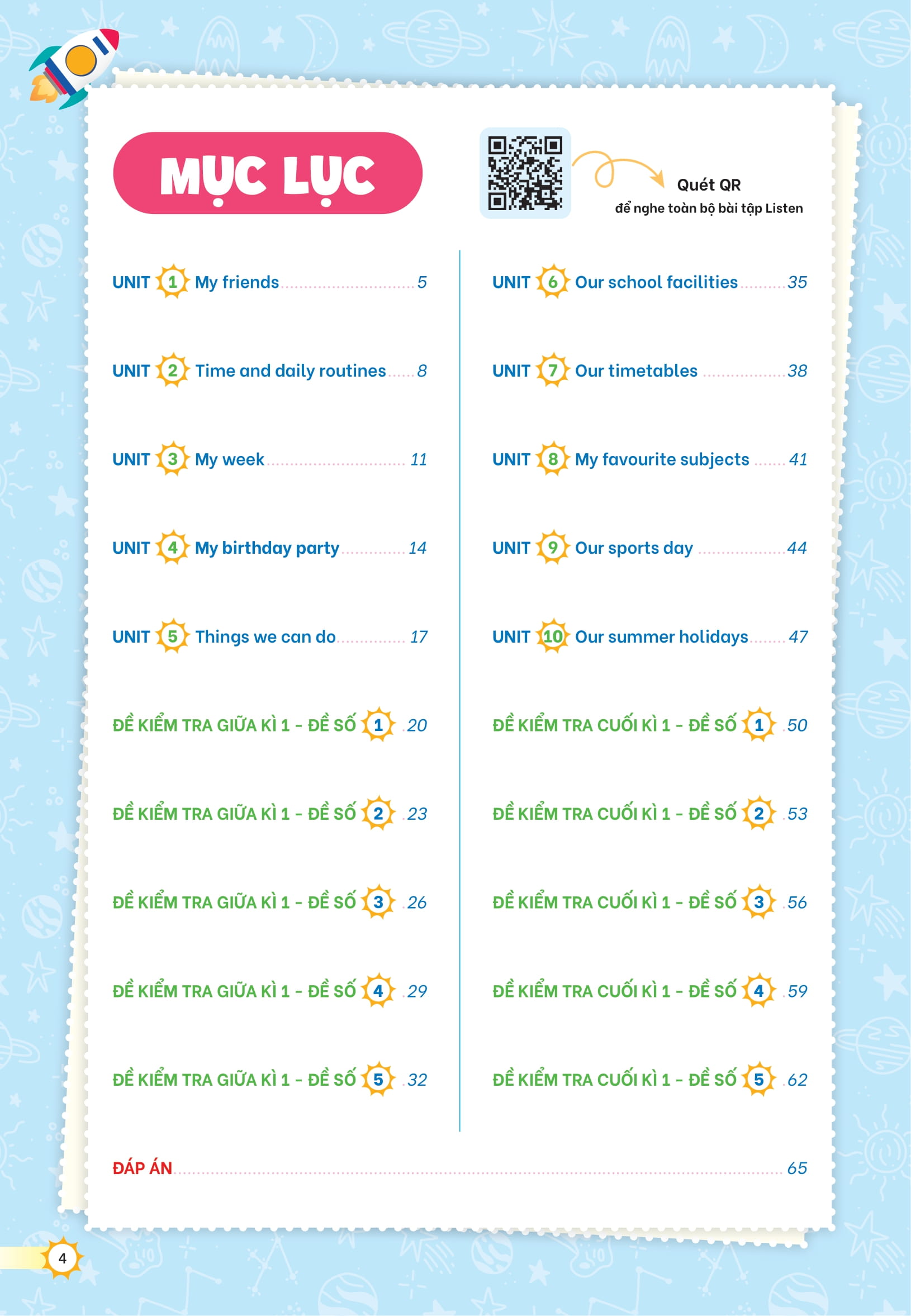 Bộ Bộ Đề Kiểm Tra Định Kỳ Tiếng Anh Lớp 4 - Tập 1 - Ảnh 12