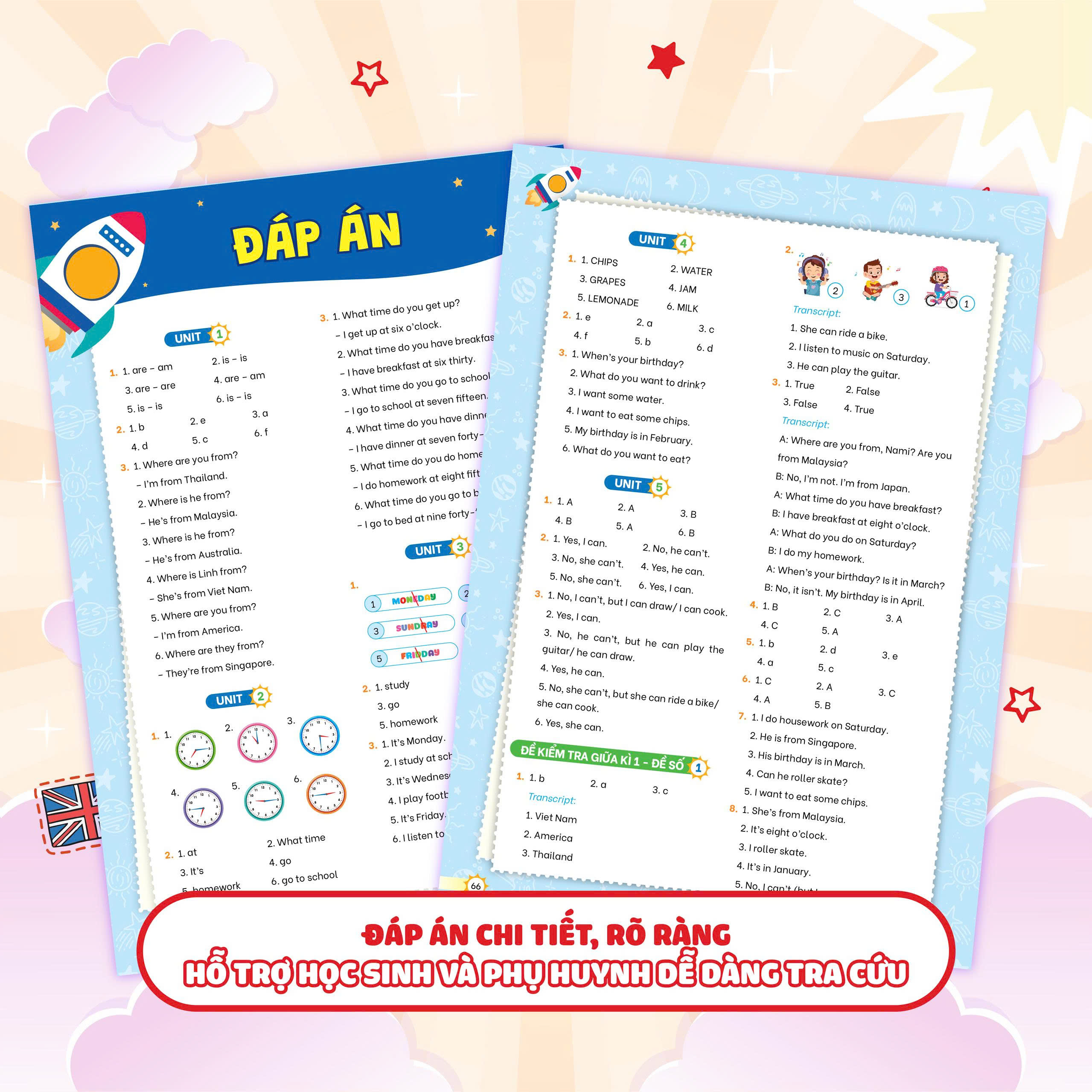 Bộ Bộ Đề Kiểm Tra Định Kỳ Tiếng Anh Lớp 4 - Tập 1 - Ảnh 7