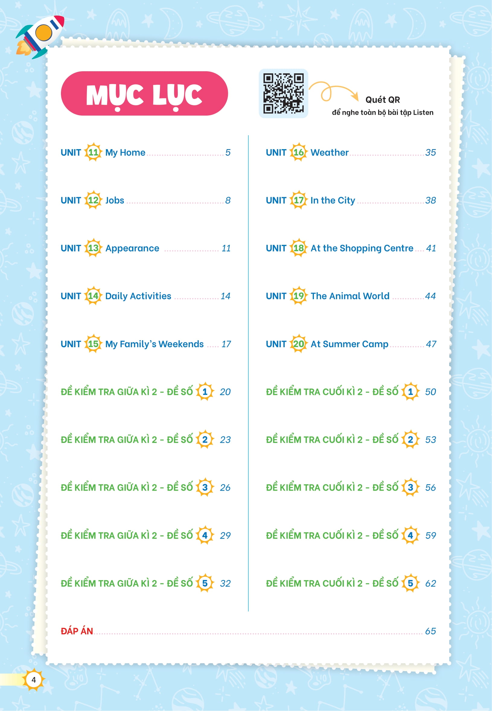 Bộ Bộ Đề Kiểm Tra Định Kỳ Tiếng Anh Lớp 4 - Tập 2 - Ảnh 12