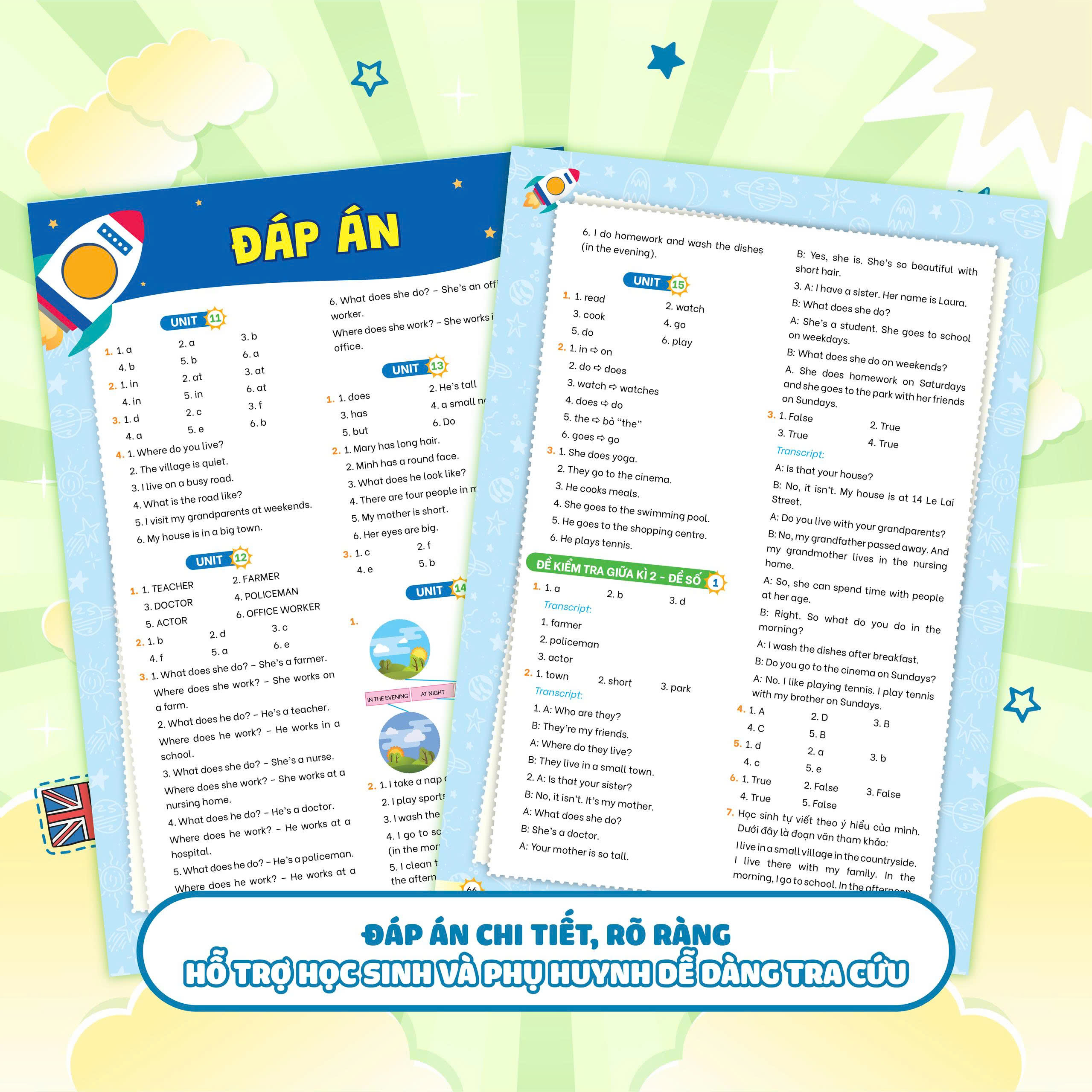 Bộ Bộ Đề Kiểm Tra Định Kỳ Tiếng Anh Lớp 4 - Tập 2 - Ảnh 5