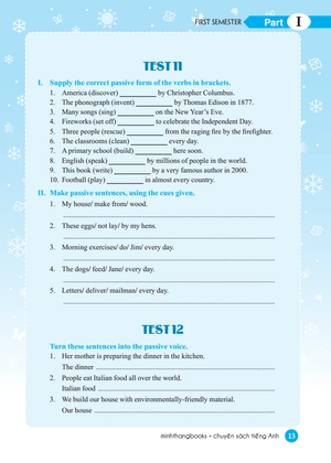 bộ bộ đề kiểm tra tiếng anh lớp 7 tập 1 - có đáp án (tái bản 2021) - Ảnh 10