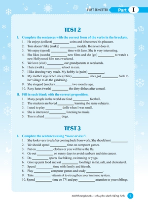 bộ bộ đề kiểm tra tiếng anh lớp 7 tập 1 - có đáp án (tái bản 2021) - Ảnh 4