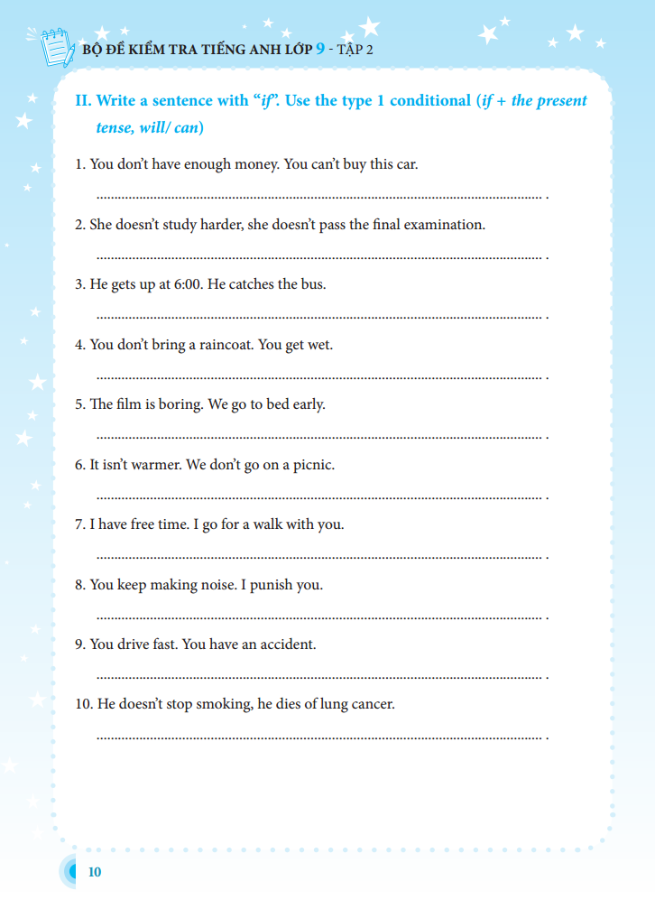 bộ bộ đề kiểm tra tiếng anh lớp 9 - tập 2 - có đáp án (tái bản lần 1) - Ảnh 8