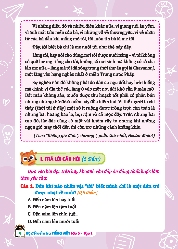 Bộ Bộ Đề Kiểm Tra Tiếng Việt 5 - Tập 1 (Kết Nối) (Sách Màu) - Ảnh 4