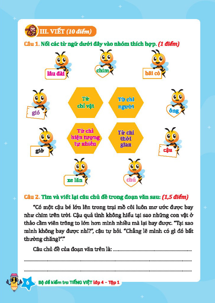 Bo
						
										
										Bo De Kiem Tra Tieng Viet Lop 4 - Tap 1 (Ket Noi) - Ảnh 4