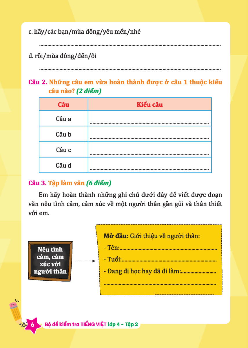 Bo
Bo De Kiem Tra Tieng Viet Lop 4 - Tap 2 (Ket Noi) - Ảnh 7