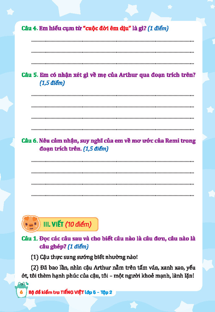 Bộ Bộ Đề Kiểm Tra Tiếng Việt Lớp 5 - Tập 2 (Kết Nối) - Ảnh 7