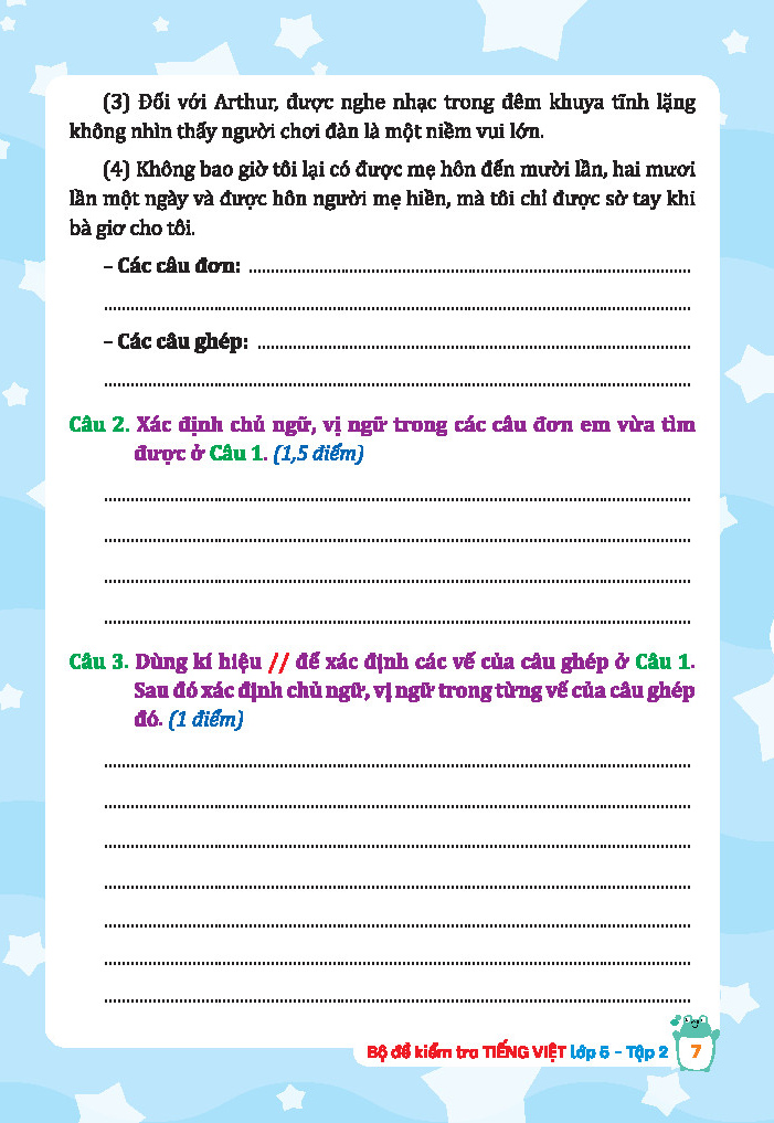 Bộ Bộ Đề Kiểm Tra Tiếng Việt Lớp 5 - Tập 2 (Kết Nối) - Ảnh 8