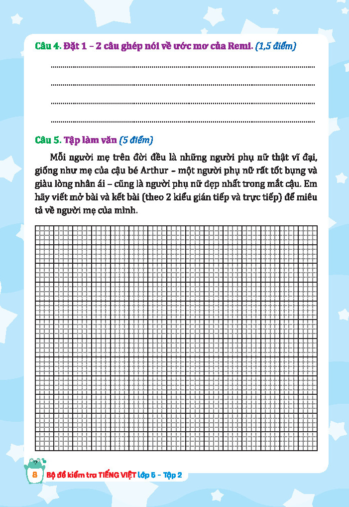 Bộ Bộ Đề Kiểm Tra Tiếng Việt Lớp 5 - Tập 2 (Kết Nối) - Ảnh 9