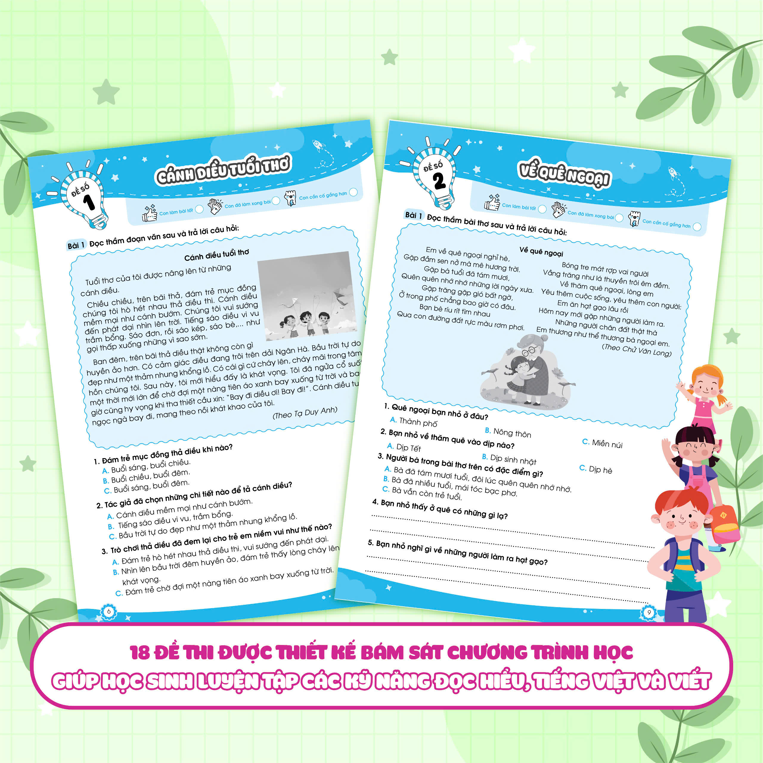 Bộ Bộ Đề Ôn Luyện Và Kiểm Tra Tiếng Việt 3 - Tập 1 - Ảnh 9