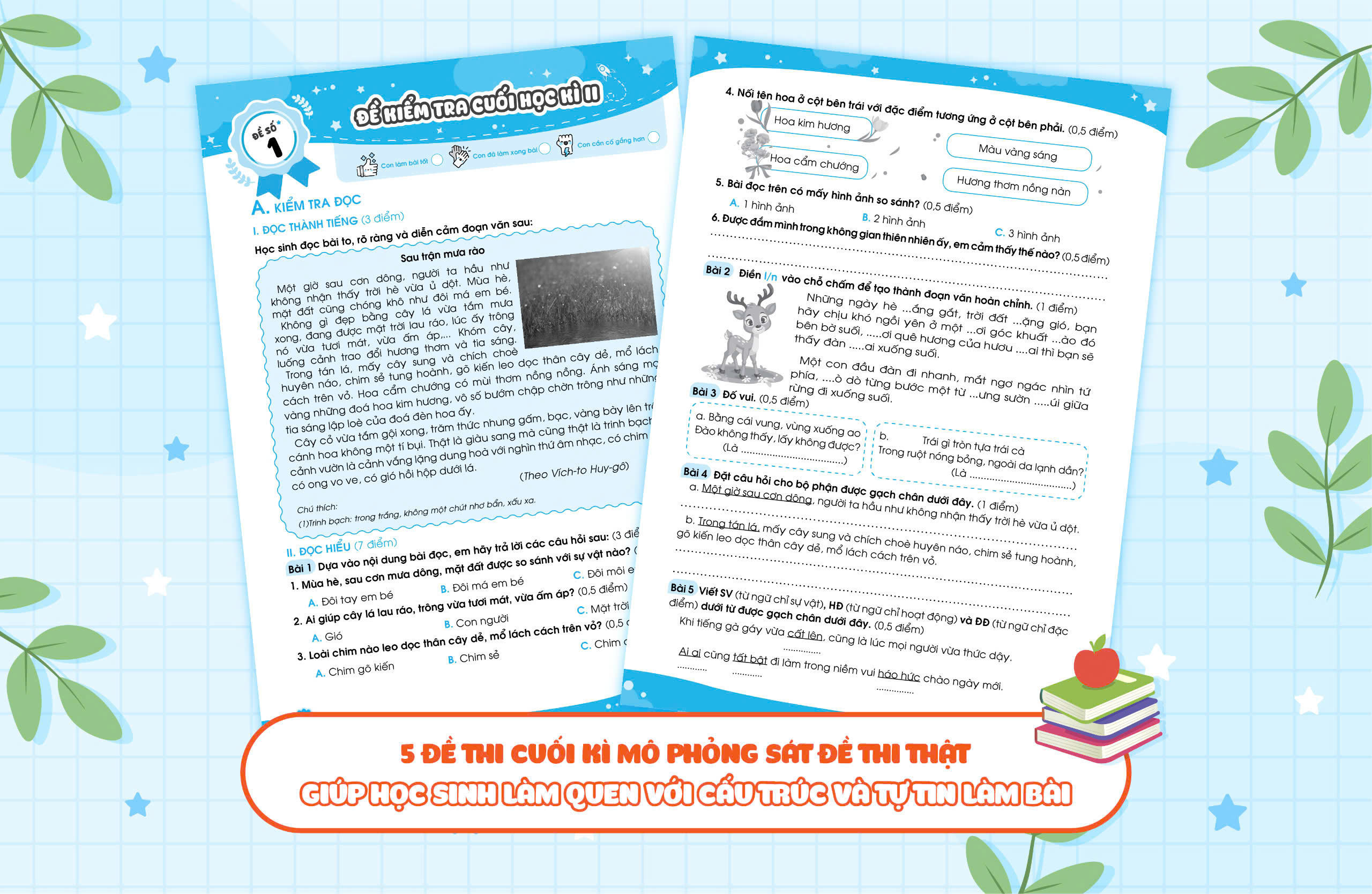 Bộ Bộ Đề Ôn Luyện Và Kiểm Tra Tiếng Việt 3 - Tập 2 - Ảnh 6