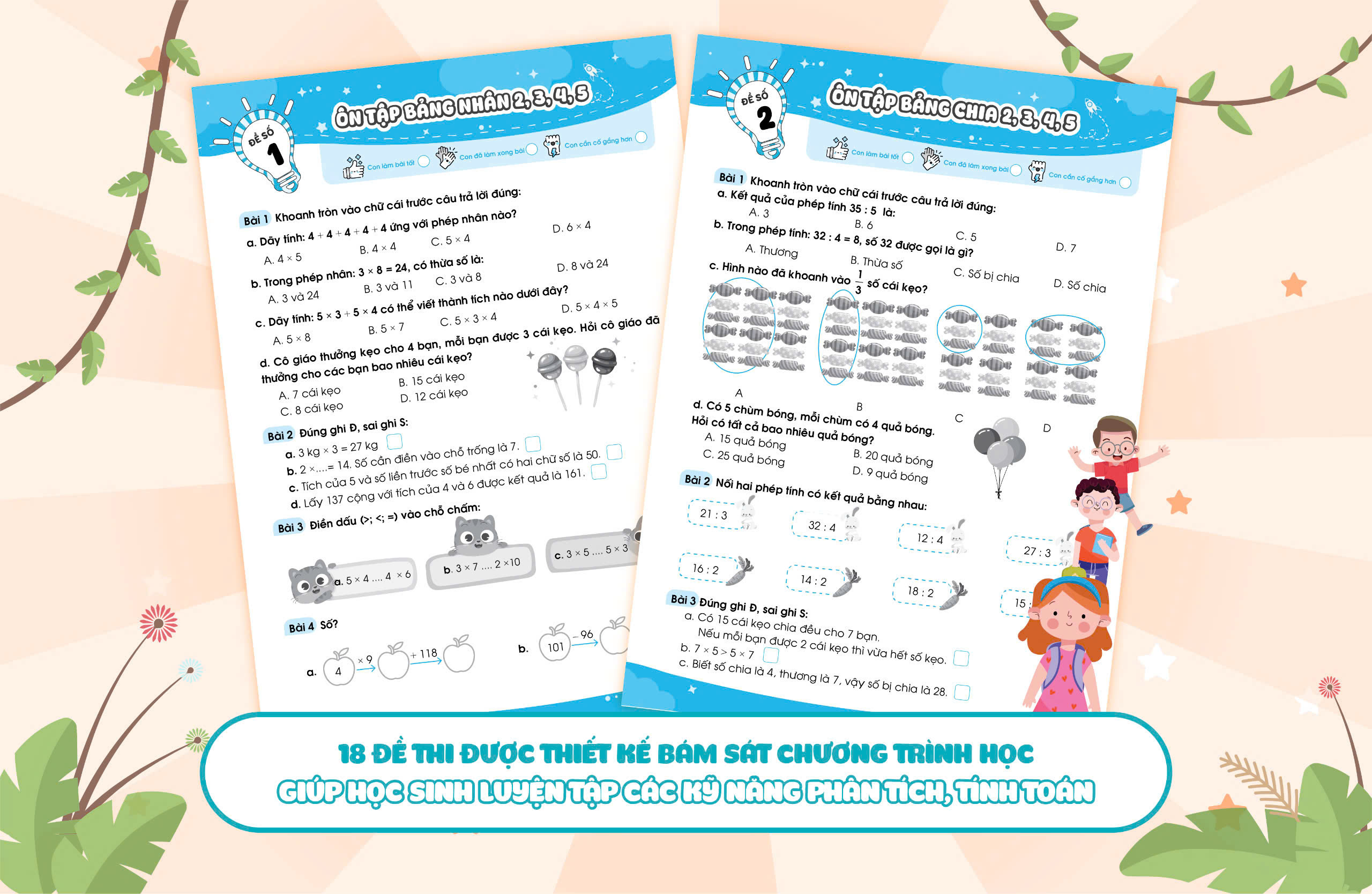 Bộ Bộ Đề Ôn Luyện Và Kiểm Tra Toán Lớp 3 - Tập 1 - Ảnh 9