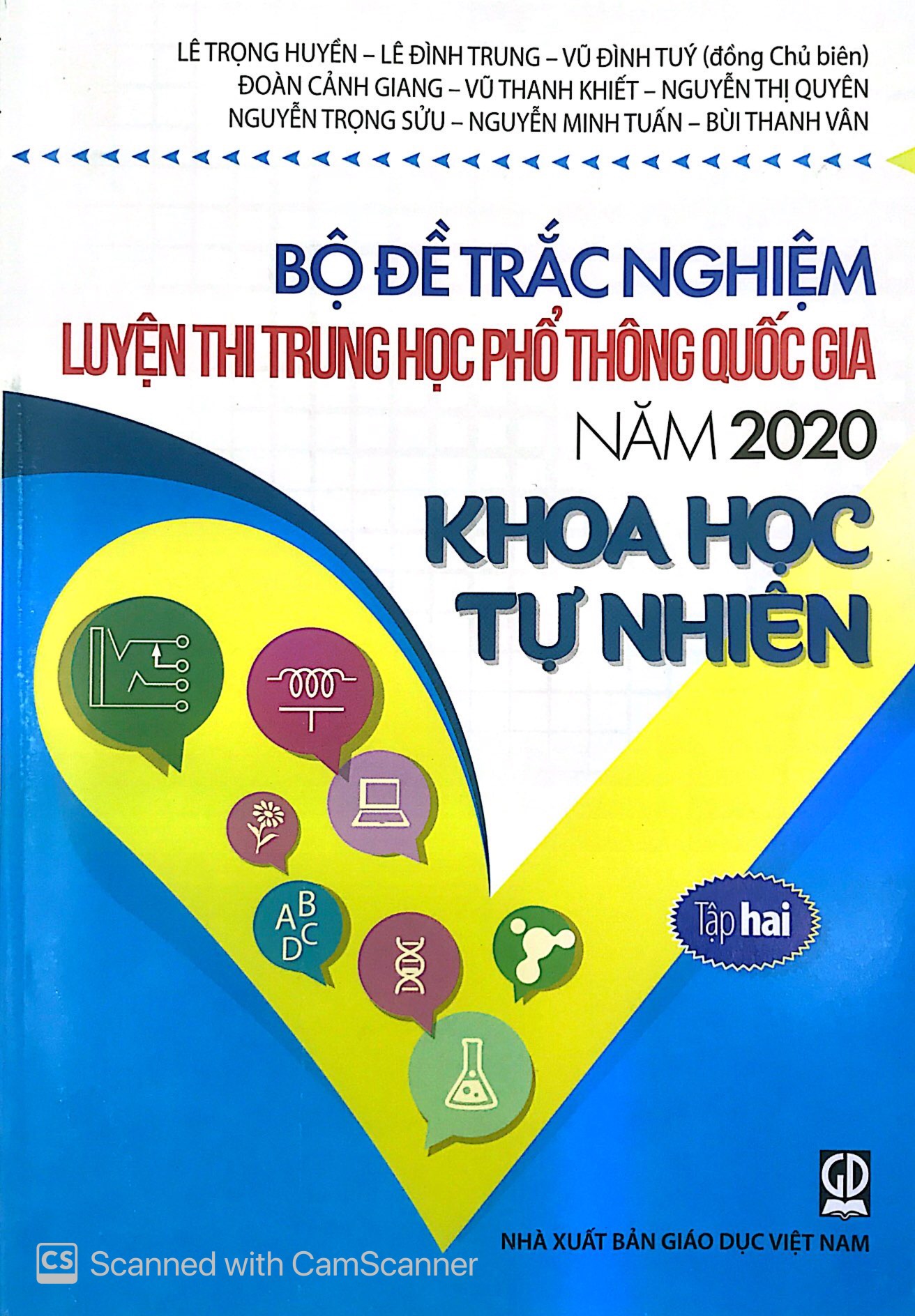 bộ bộ đề trắc nghiệm luyện thi thpt quốc gia 2020 - khoa học tự nhiên - tập 2 - tái bản - Ảnh 2