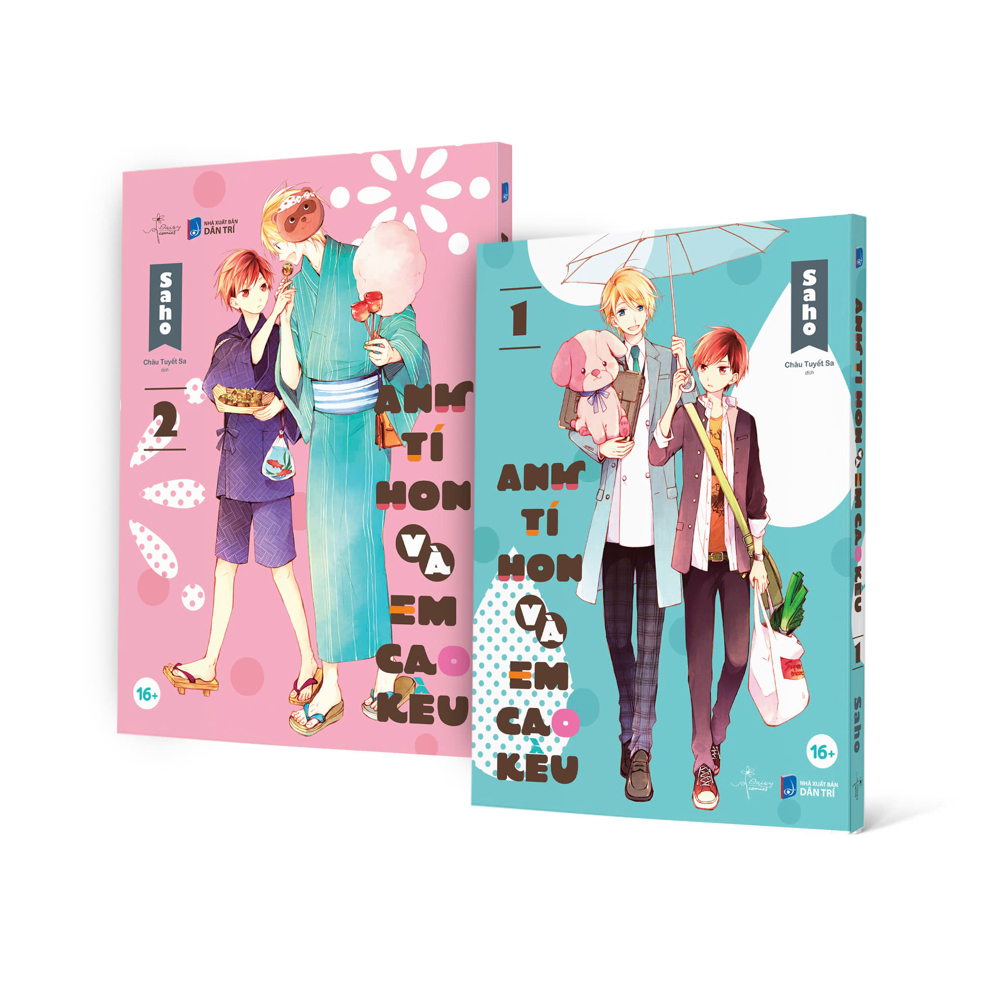 Bo
Bo Manga - Anh Ti Hon Va Em Cao Keu - Tap 1 + Tap 2 (Bo 2 Tap) - Tang Kem Sticker Tem - Ảnh 2