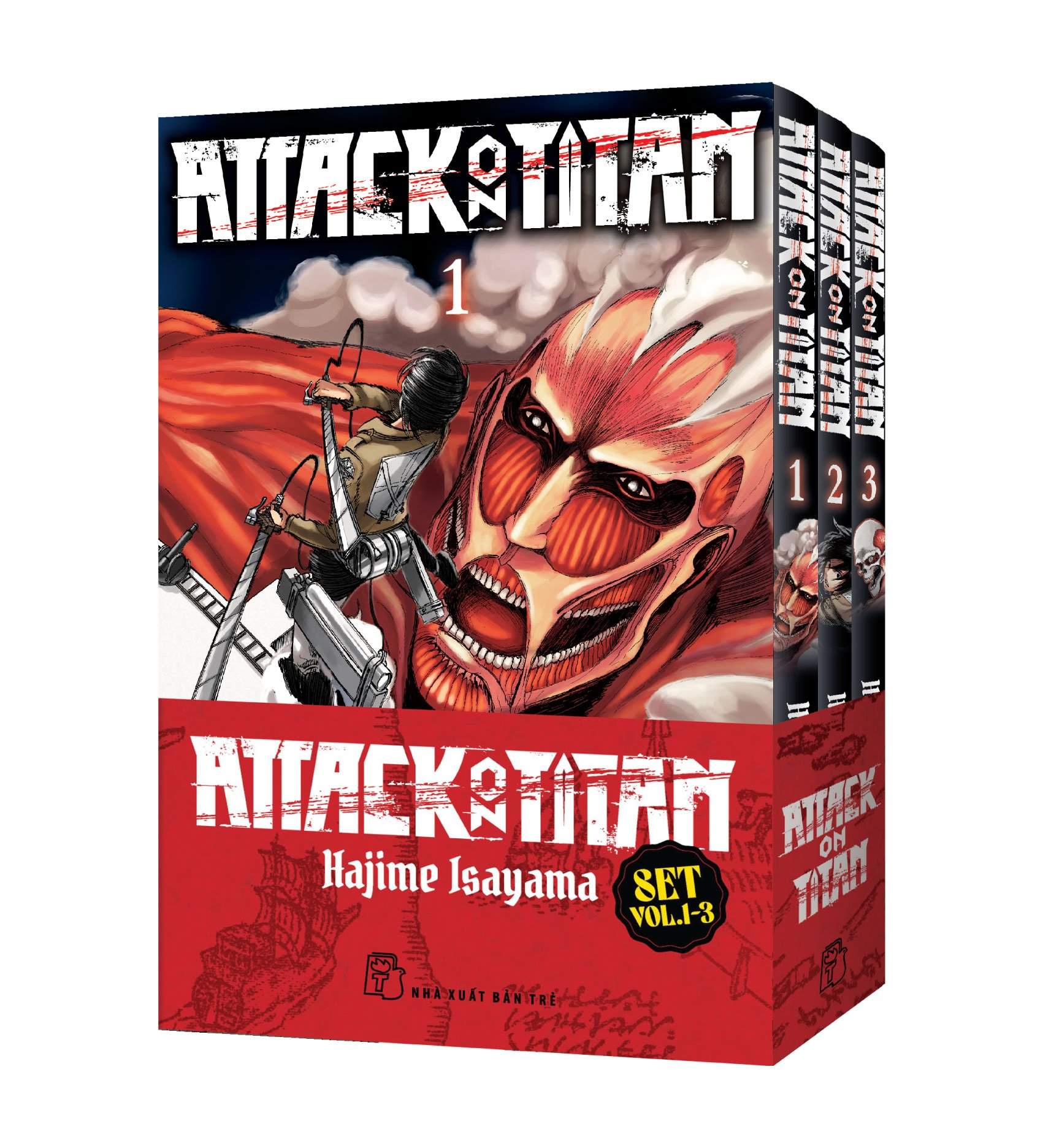 bộ bộ manga - attack on titan: tập 1 - 3 (bộ 3 tập) - tặng kèm card pvc + card shikishi - Ảnh 2