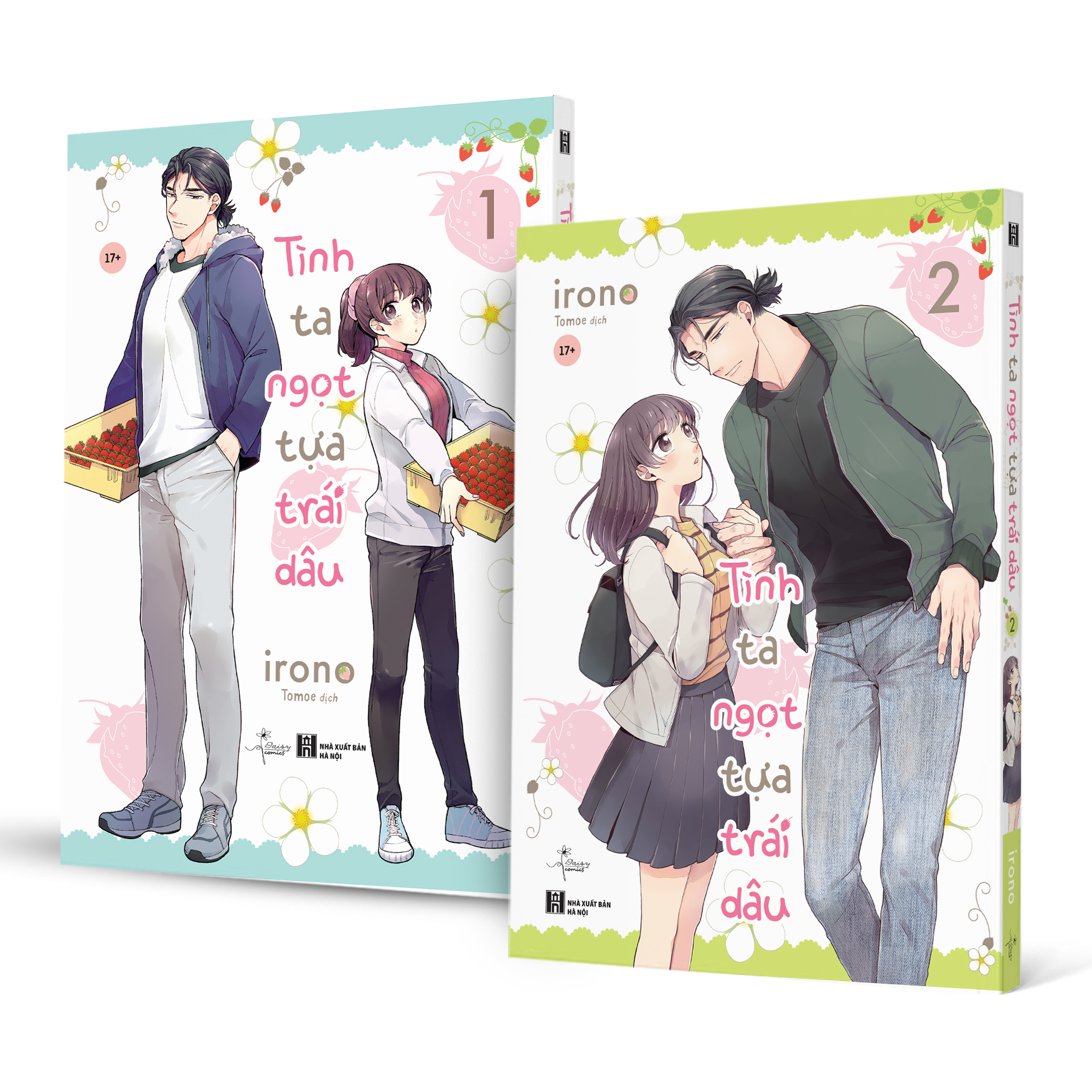 Bộ Bộ Manga - Tình Ta Ngọt Tựa Trái Dâu - Tập 1 + Tập 2 (Bộ 2 Tập) - Bản Đặc Biệt - Tặng Kèm 2 Bookmark + 1 Standee PVC - Ảnh 2