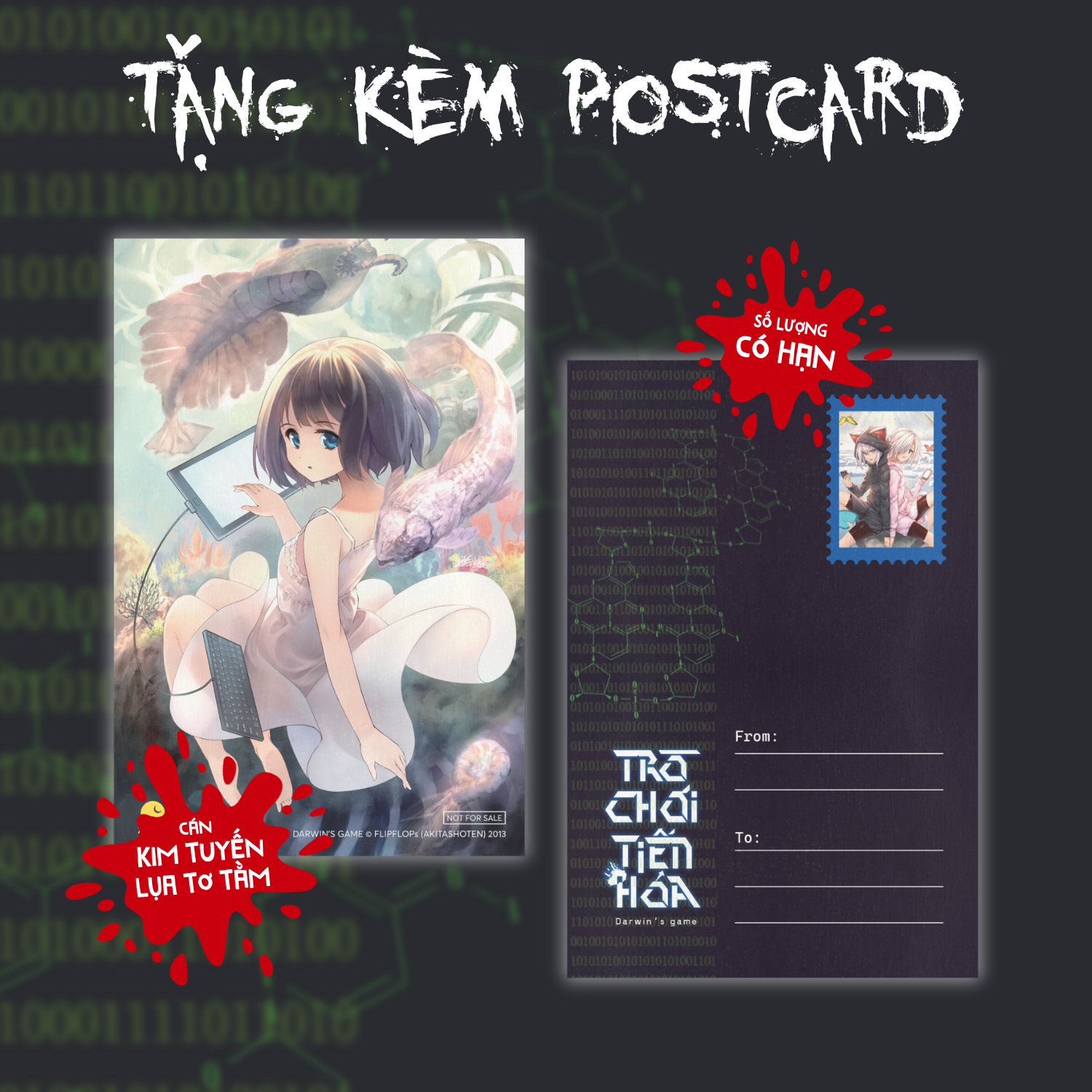 Bộ
Bộ Manga - Trò Chơi Tiến Hóa - Darwin’s Game - Tập 3 + Tập 4 (Bộ 2 Tập) - Bản Đặc Biệt - Tặng Kèm Postcard Bồi Cứng Cán Kim Tuyến Lụa Tơ Tằm - Ảnh 5