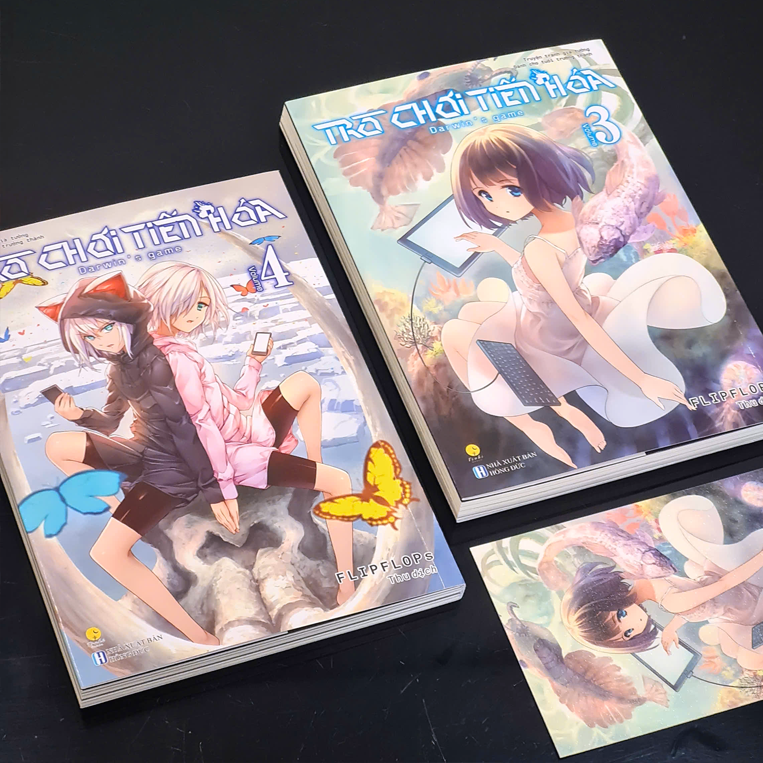 Bộ
Bộ Manga - Trò Chơi Tiến Hóa - Darwin’s Game - Tập 3 + Tập 4 (Bộ 2 Tập) - Bản Đặc Biệt - Tặng Kèm Postcard Bồi Cứng Cán Kim Tuyến Lụa Tơ Tằm - Ảnh 6