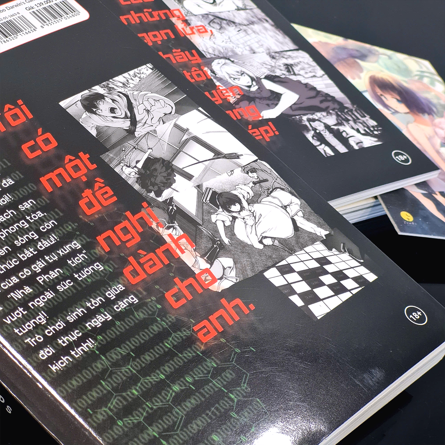 Bộ
Bộ Manga - Trò Chơi Tiến Hóa - Darwin’s Game - Tập 3 + Tập 4 (Bộ 2 Tập) - Bản Đặc Biệt - Tặng Kèm Postcard Bồi Cứng Cán Kim Tuyến Lụa Tơ Tằm - Ảnh 9