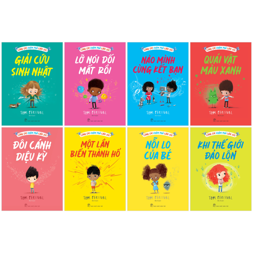 Bộ Bộ Sách Cùng Em Khám Phá Cảm Xúc (Bộ 8 Cuốn)