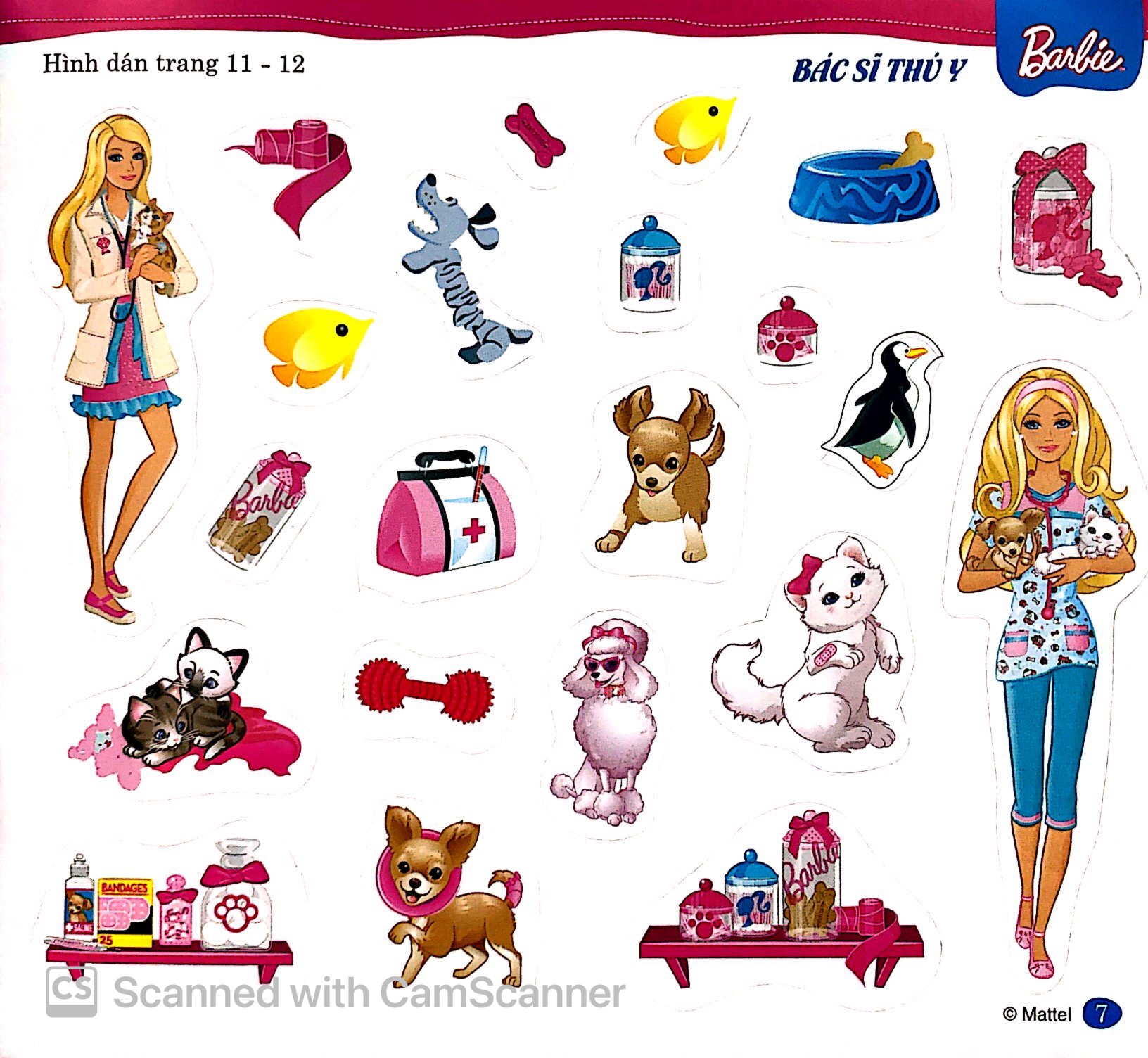 bộ bộ sách dán hình barbie - cuộc sống nhiều niềm vui (tập 2) - Ảnh 6