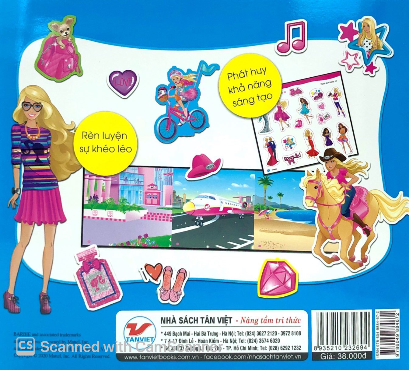 bộ bộ sách dán hình barbie - cuộc sống nhiều niềm vui (tập 2) - Ảnh 9