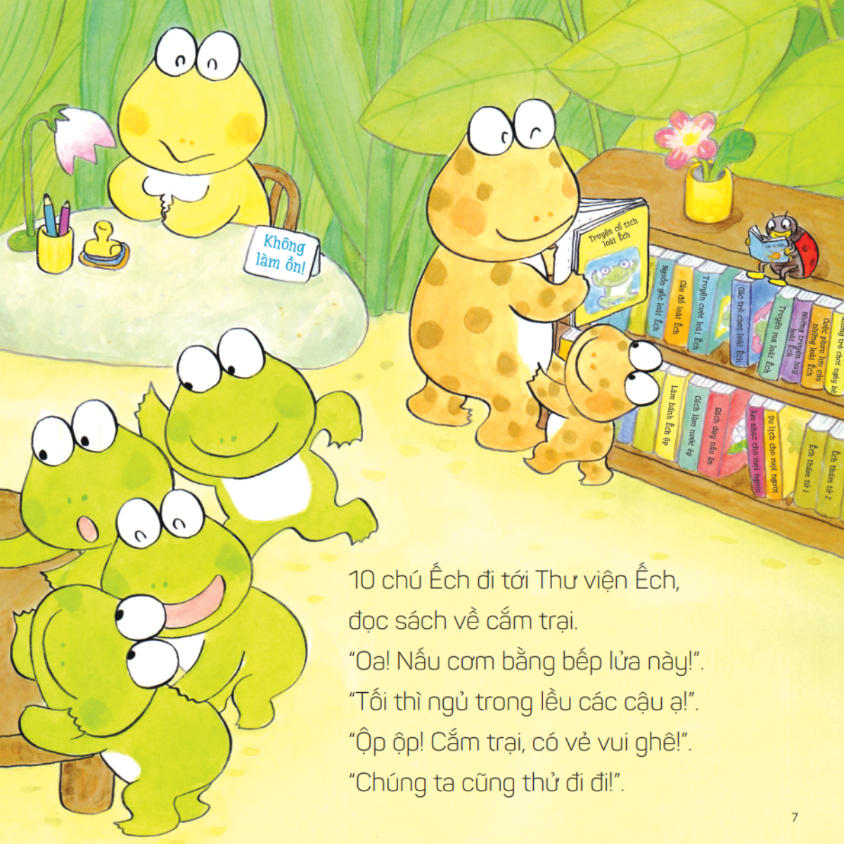 Bộ
Bộ Sách Ehon Nhật Bản - 10 Chú Ếch - Phần 3 - Tập 13-18 (Bộ 6 Cuốn) - Ảnh 10