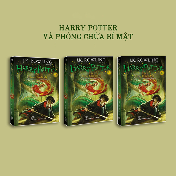 Bộ Bộ Sách Harry Potter Tập 2 - Khổ Nhỏ (Bộ 3 Cuốn)