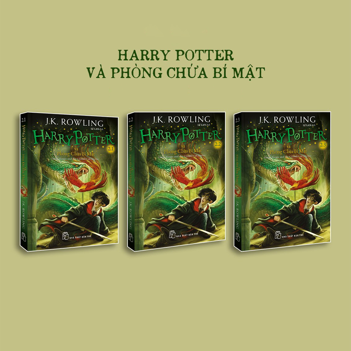 Bộ Bộ Sách Harry Potter Tập 2 - Khổ Nhỏ (Bộ 3 Cuốn) - Ảnh 2