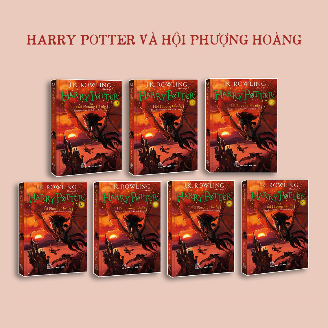 Bộ Bộ Sách Harry Potter Tập 5 - Khổ Nhỏ (Bộ 7 Cuốn) - Ảnh 2